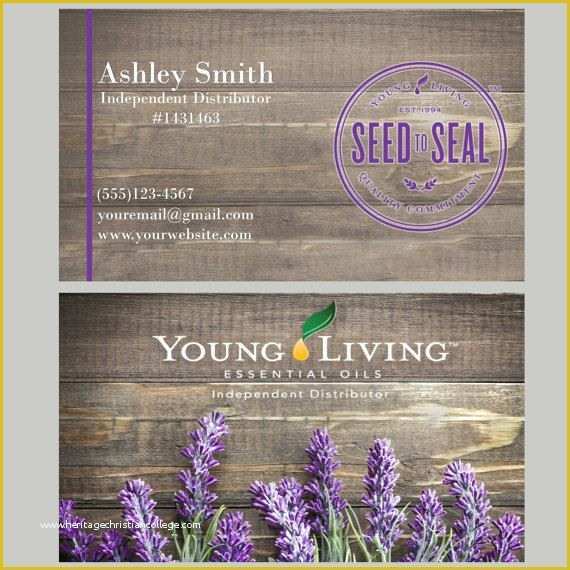 Free Young Living Business Card Templates Of Best 25 Young Living Business Cards Ideas On Pinterest