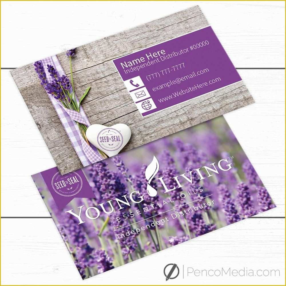 Free Young Living Business Card Templates Of Custom Young Living Business Card Design 3