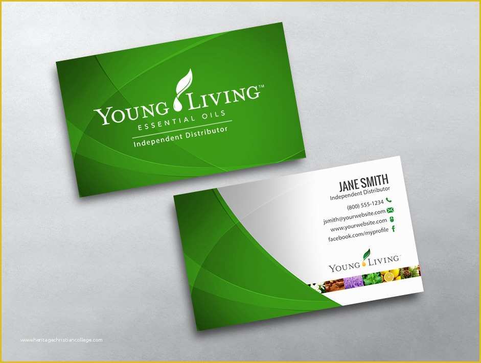 Free Young Living Business Card Templates Of Young Living Business Card 14
