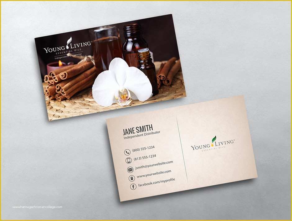 Free Young Living Business Card Templates Of Young Living Business Card 19
