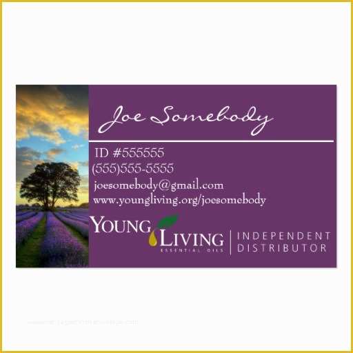 Free Young Living Business Card Templates Of Young Living Business Card Templates