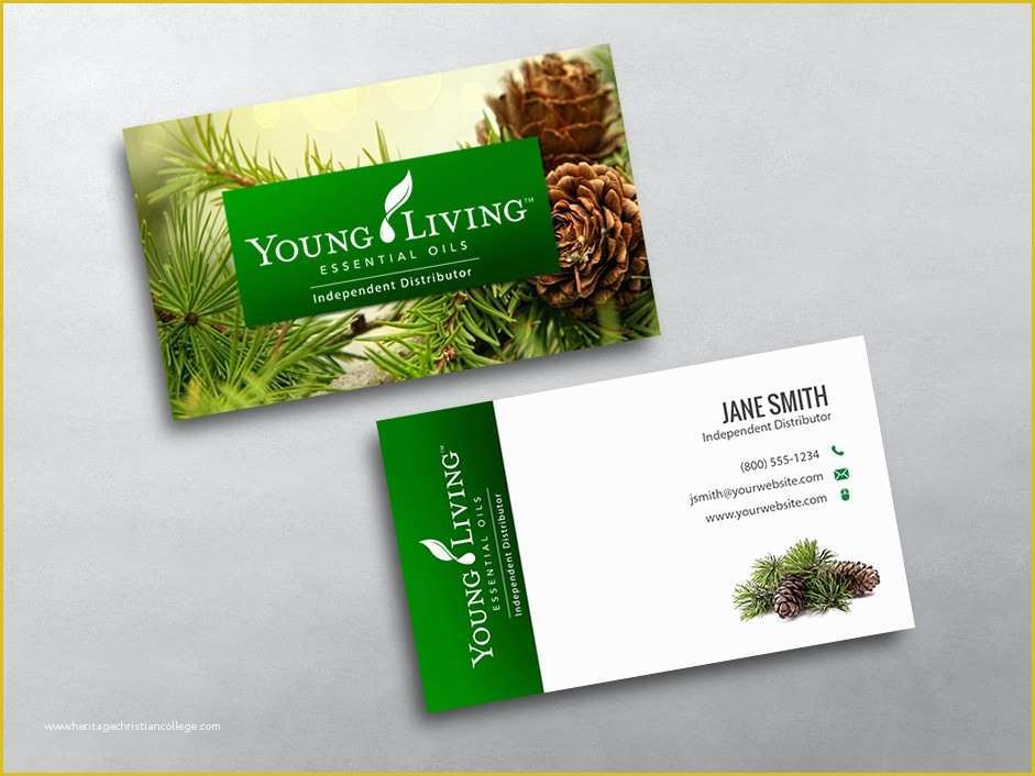 Free Young Living Business Card Templates Of Young Living Business Cards