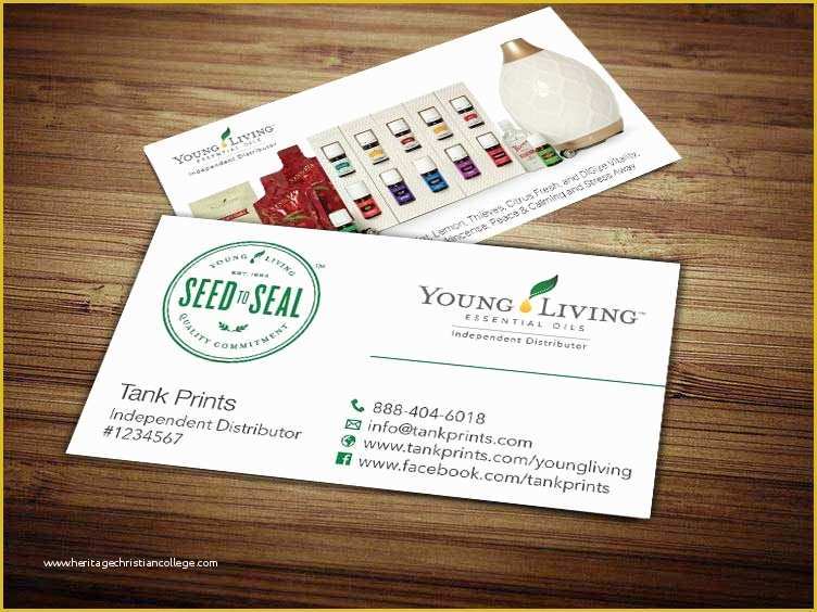 Free Young Living Business Card Templates Of Young Living Business Cards