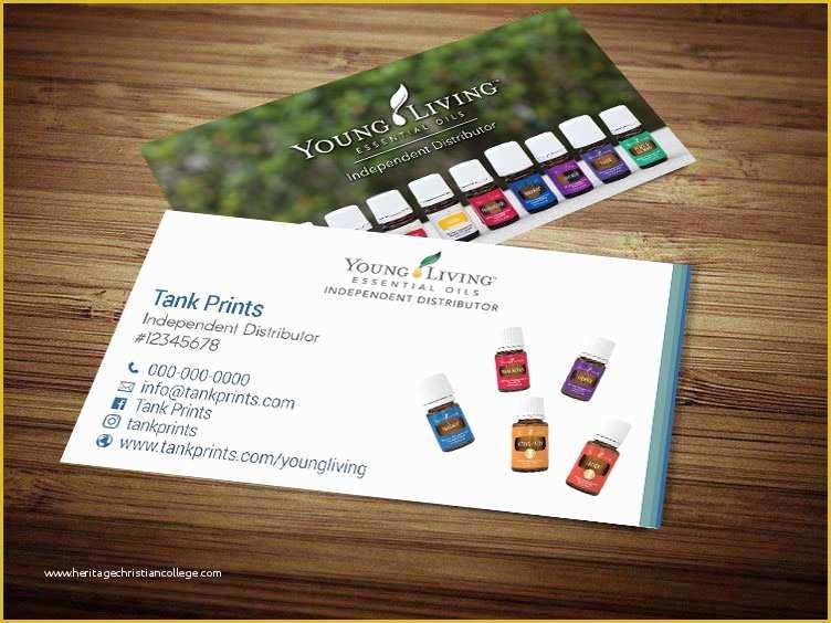 Free Young Living Business Card Templates Of Young Living Business Cards