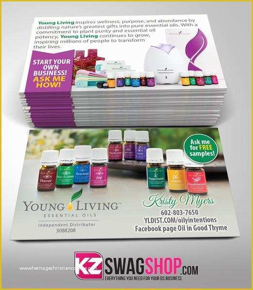 Free Young Living Business Card Templates Of Young Living Business Cards Style 2 – Kz Swag Shop