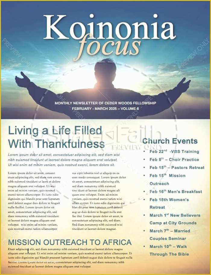Free Youth Ministry Newsletter Templates Of 15 Free Church Newsletter Templates Ms Word Publisher