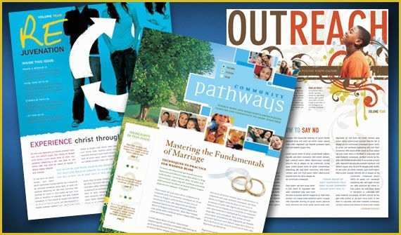 Free Youth Ministry Newsletter Templates Of Creative Church Bulletins & Christian Newsletters