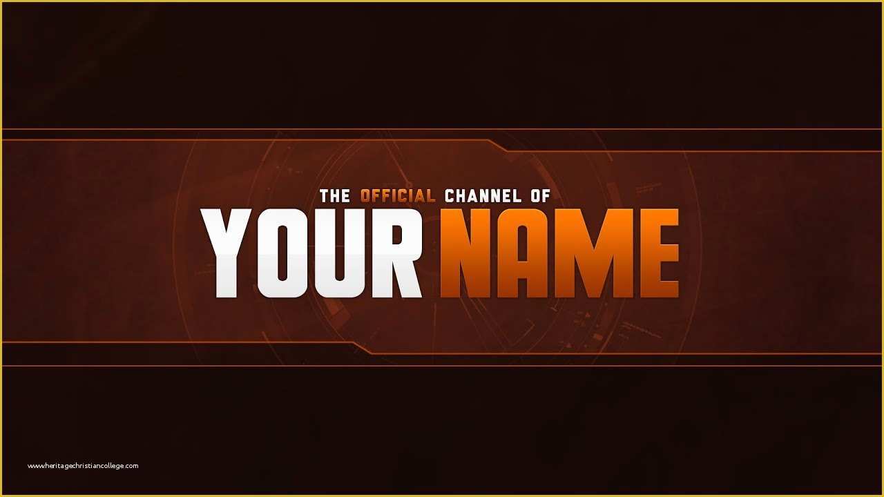 Free Youtube Art Template Of Free Banner Template Psd