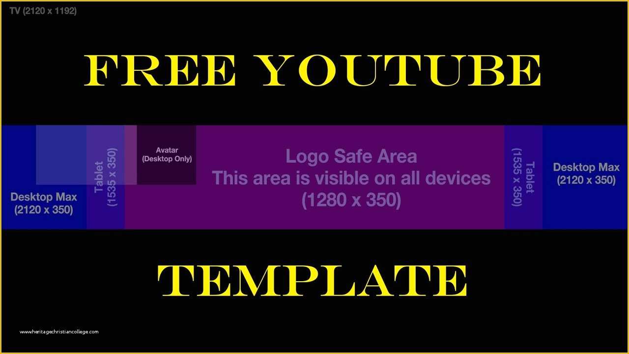 Free Youtube Art Template Of Free Youtube Channel Art Template