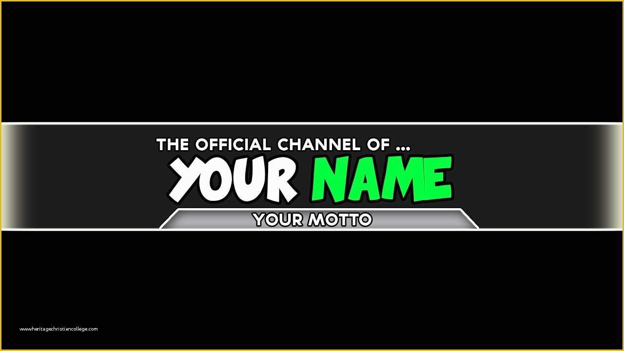 Free Youtube Art Template Of Shop Channel Art Template