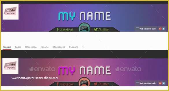 Free Youtube Art Template Of Youtube Banner Art Template – 20 Free Psd Ai Vector Eps