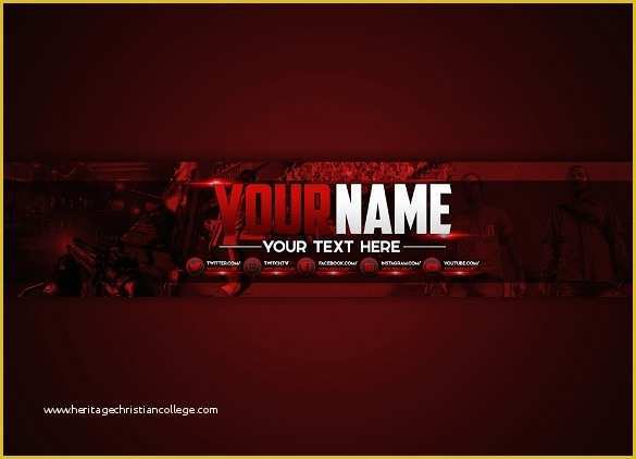 Free Youtube Art Template Of Youtube Channel Art Template 47 Free Psd Ai Vector
