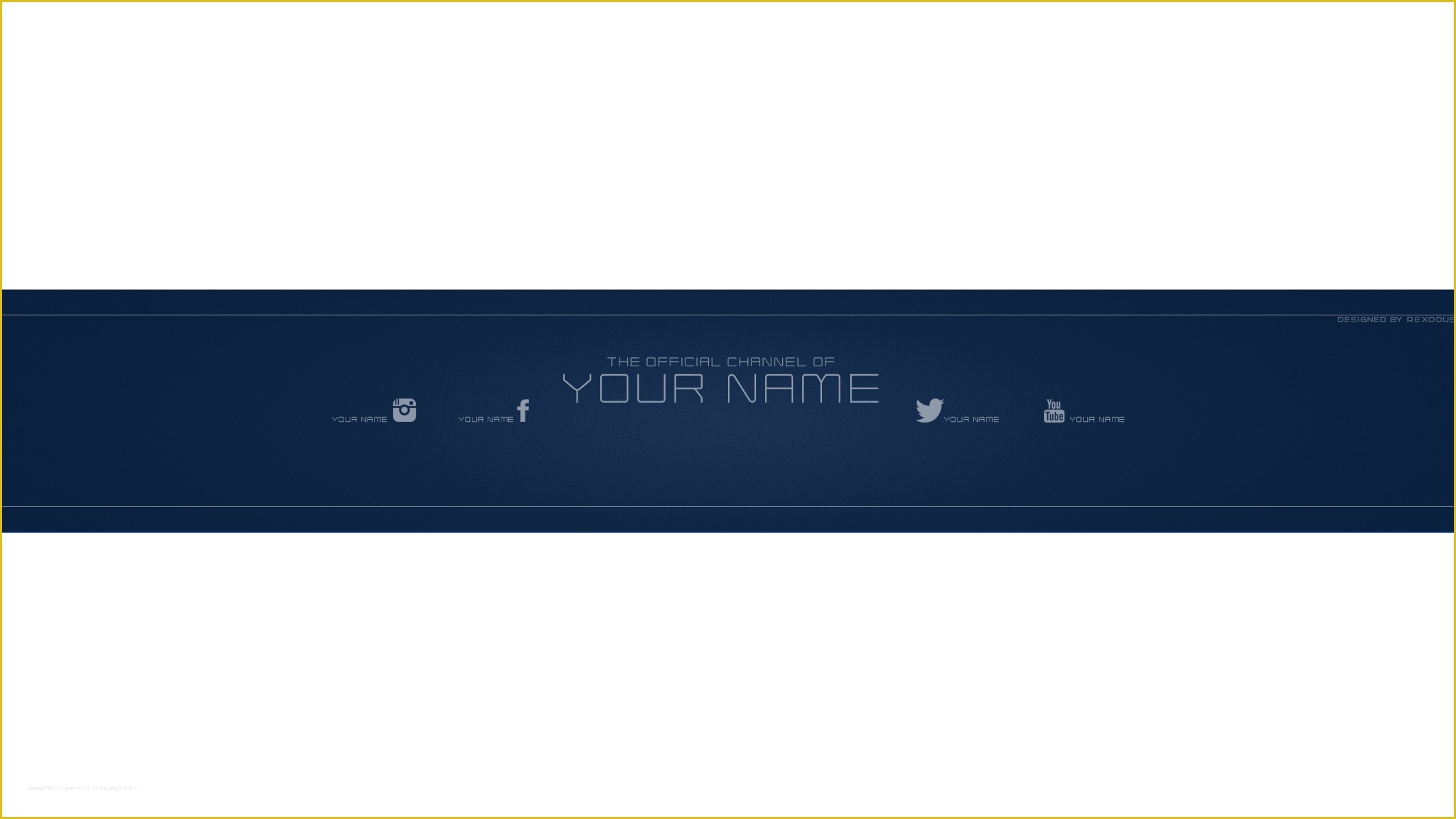 Free Youtube Banner Template Psd Of 28 Of Plain Banner Template