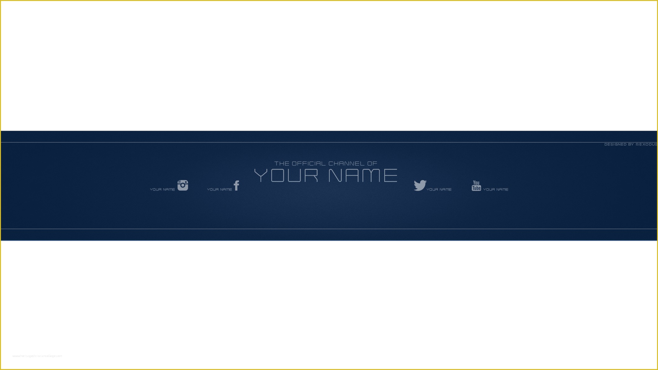Free Youtube Banner Template Psd Of 28 Of Plain Banner Template