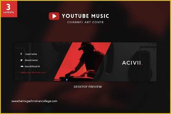 Free Youtube Banner Template Psd Of Banner Templates – 21 Free Psd Ai Vector Eps