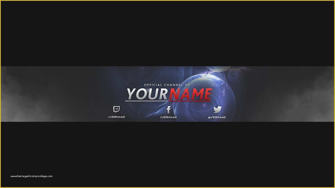 Free Youtube Banner Template Psd Of Free Banner Template Psd New 2016