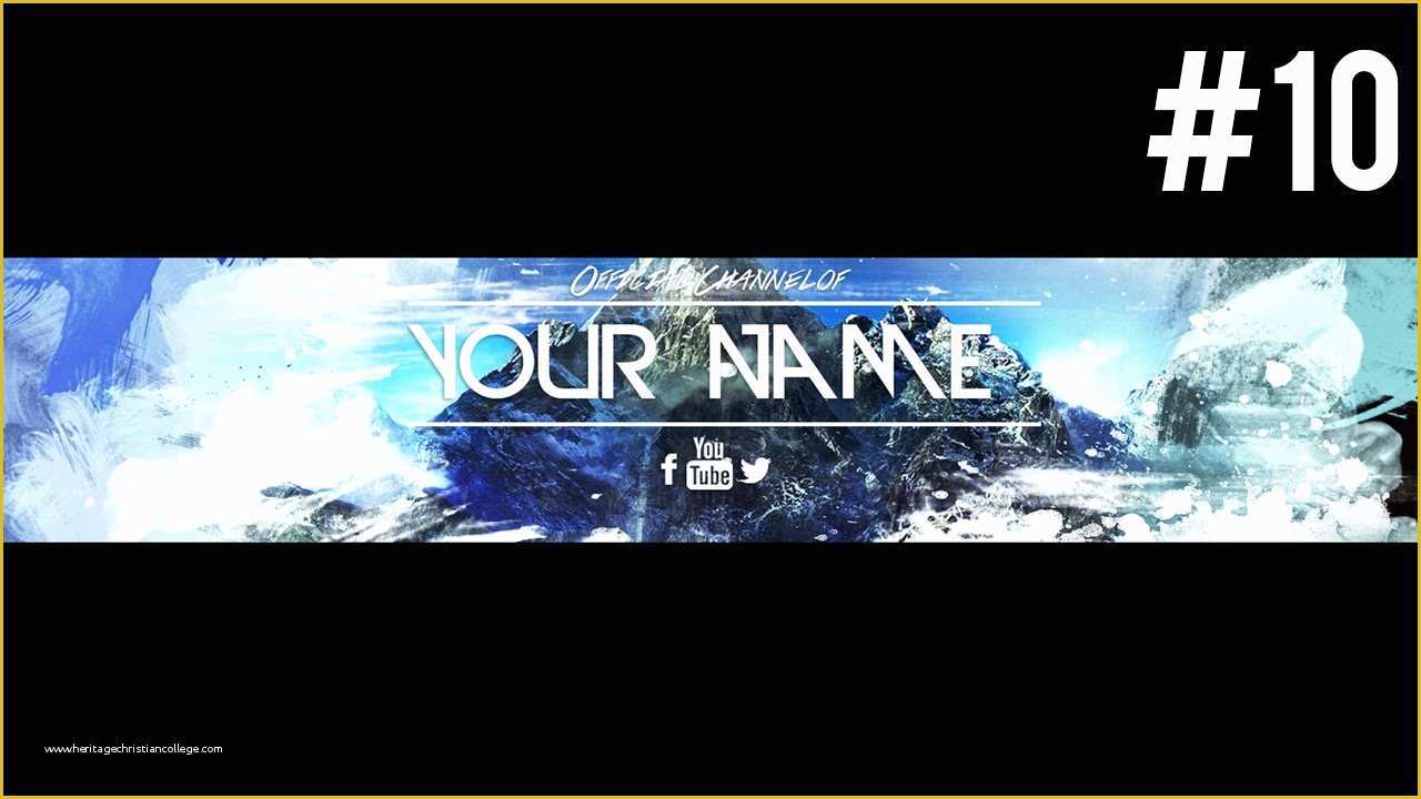Free Youtube Banner Template Psd Of Insane Free Youtube Banner Template Psd 2015 10