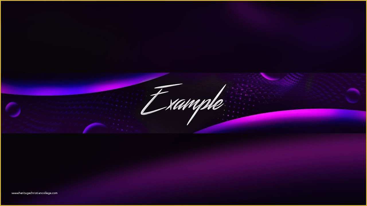 Free Youtube Banner Template Psd Of New Free 2018 Banner Template Free