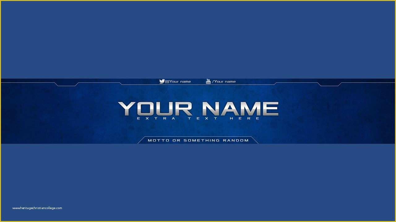 Free Youtube Banner Template Psd Of Youtube Banner Template Psd