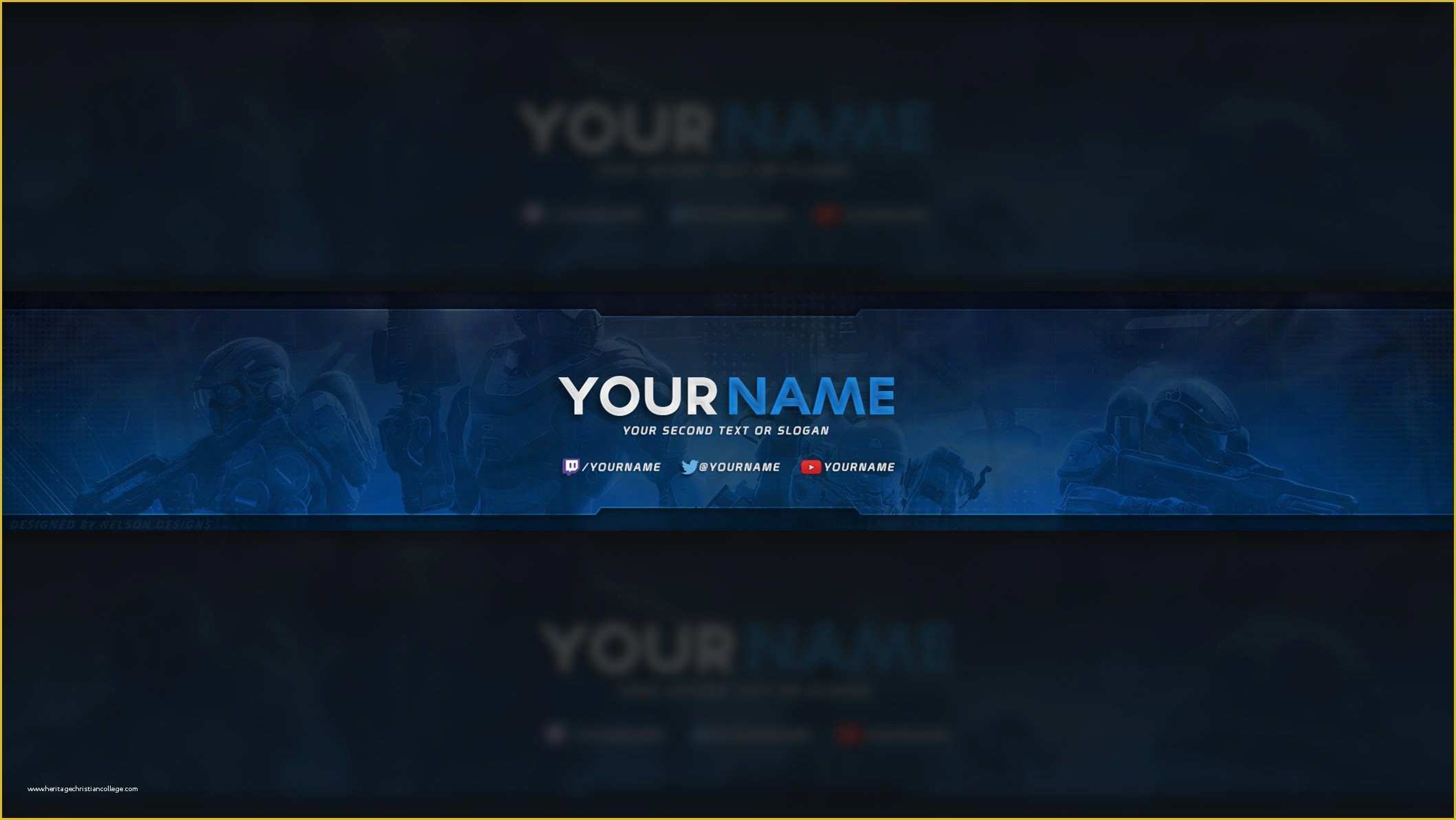 Free Youtube Banner Template Psd Of Youtube Banner Template Psd