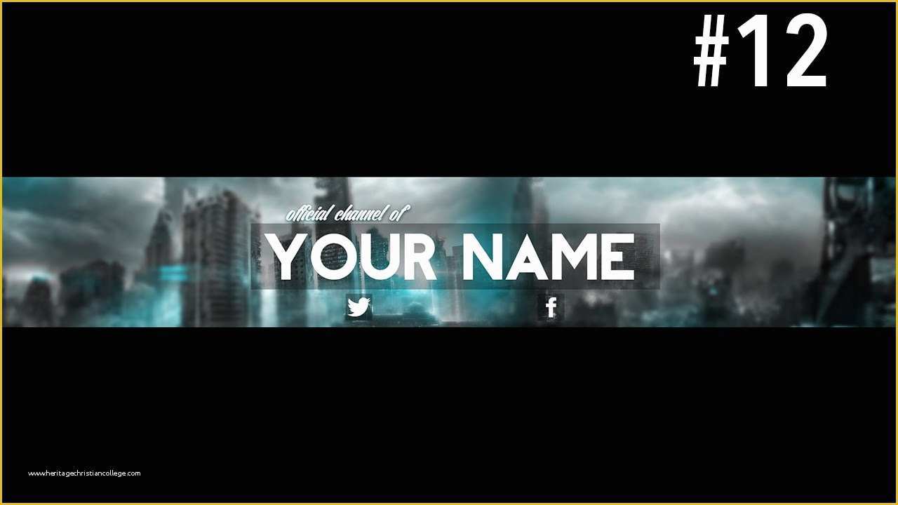 Free Youtube Banner Template Psd Of Youtube Banner Template Psd