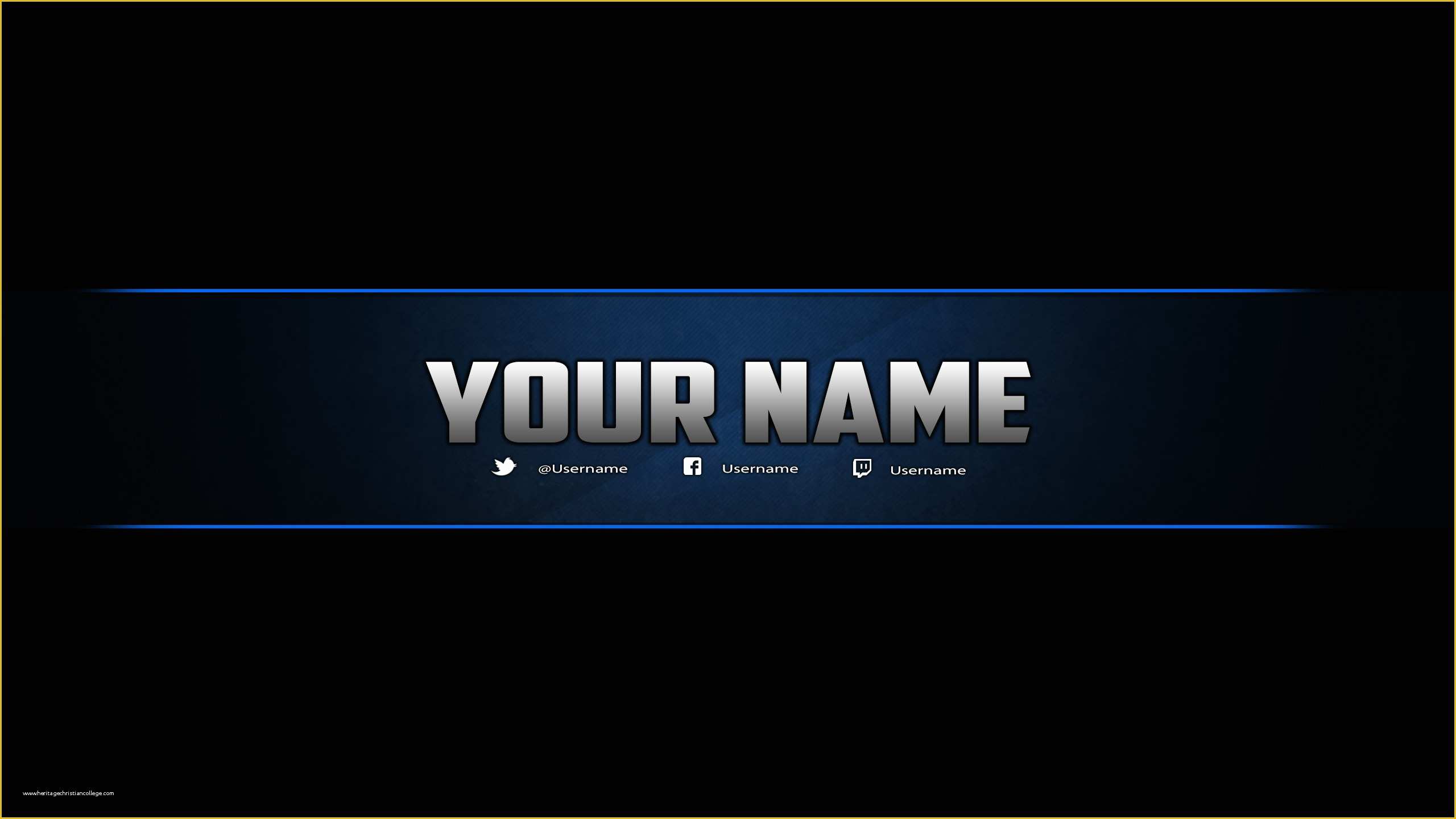 Free Youtube Banner Template Psd Of Youtube Banner Template Psd