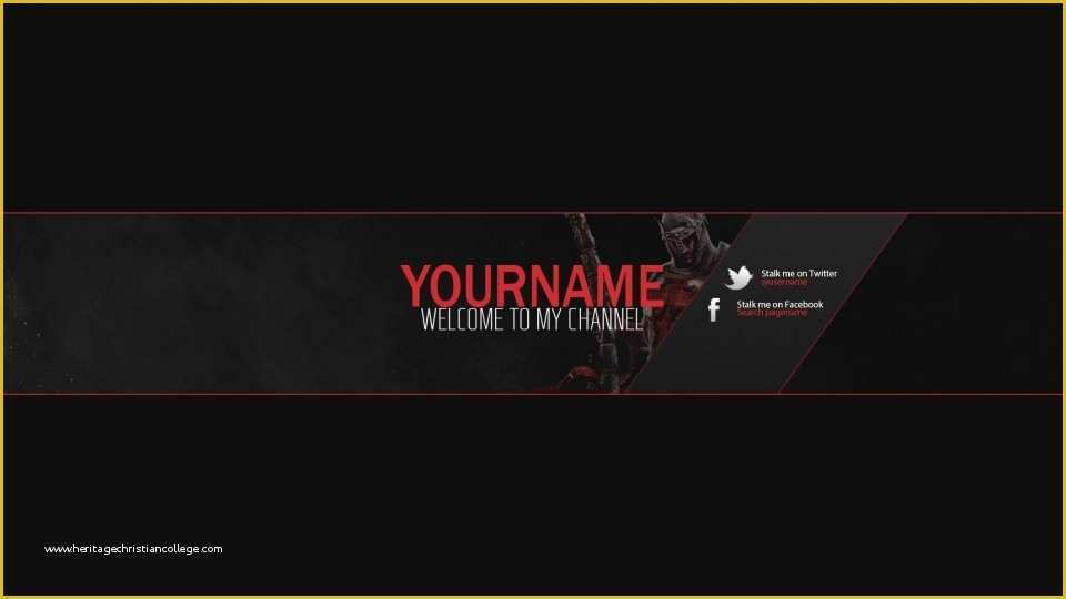 Free Youtube Banner Template Psd Of Youtube Banner Template Psd