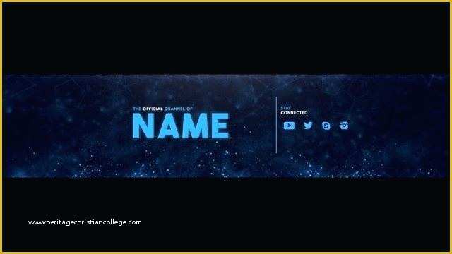 Free Youtube Banner Templates Download Of Channel Art Banner Template Download Tech within Banners