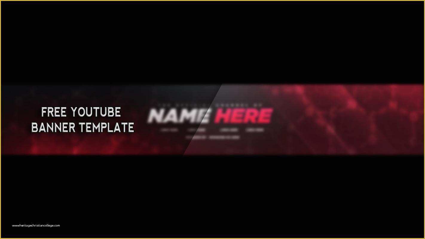 Free Youtube Banner Templates Download Of Free Youtube Banner