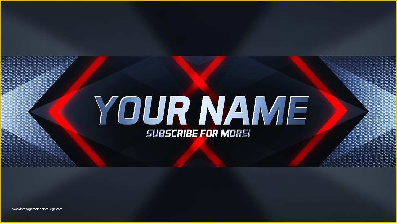 Free Youtube Banner Templates Download Of New Free Photoshop Youtube Banner Template Download