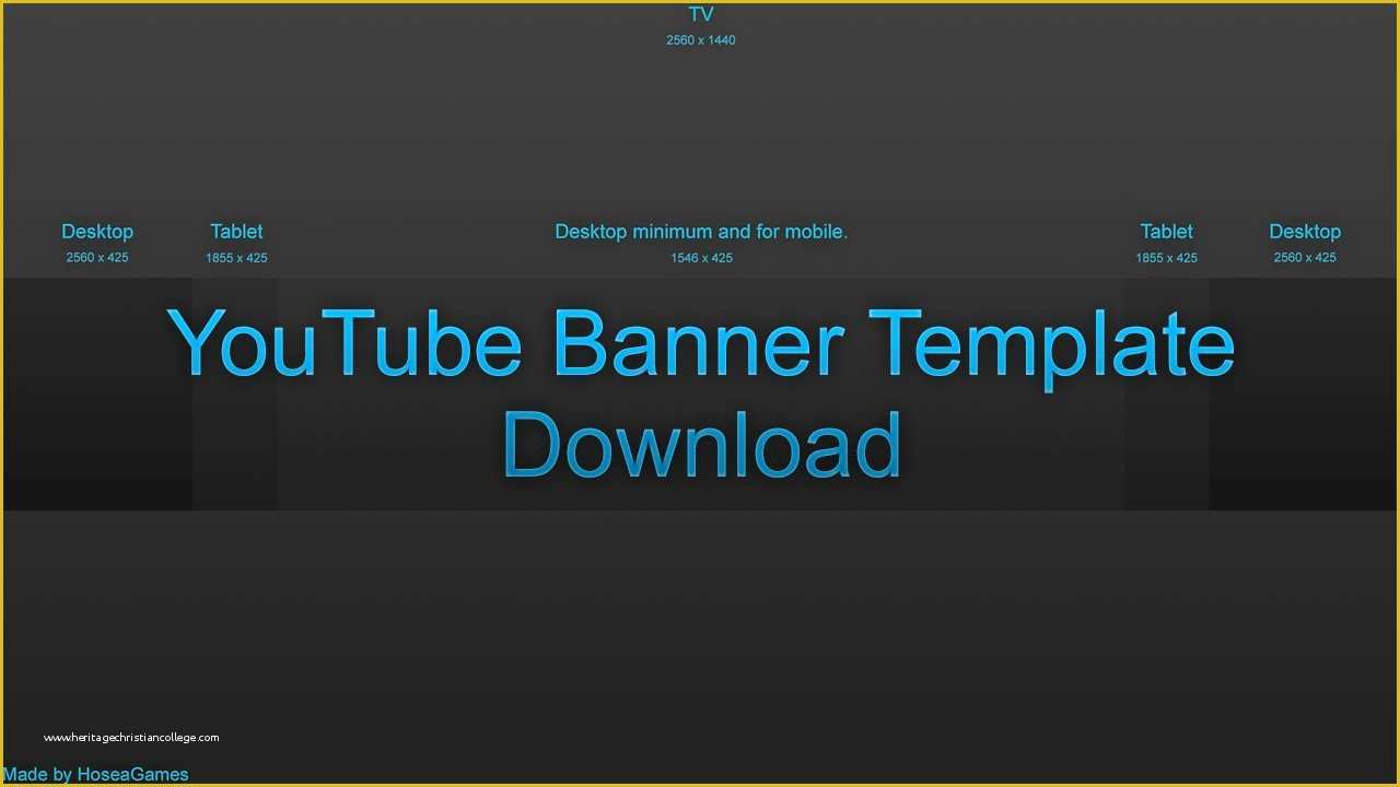 Free Youtube Banner Templates Of Blank Banner Template Download