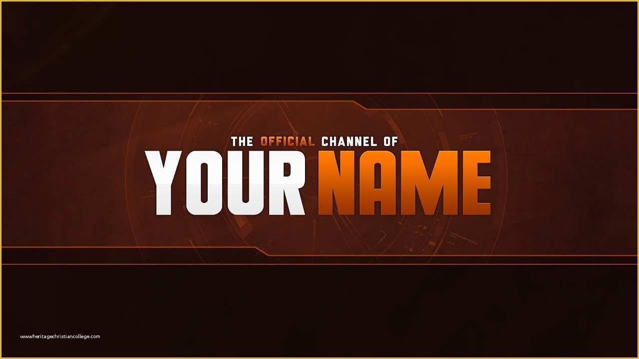 Free Youtube Banner Templates Of Free Banner Template Psd