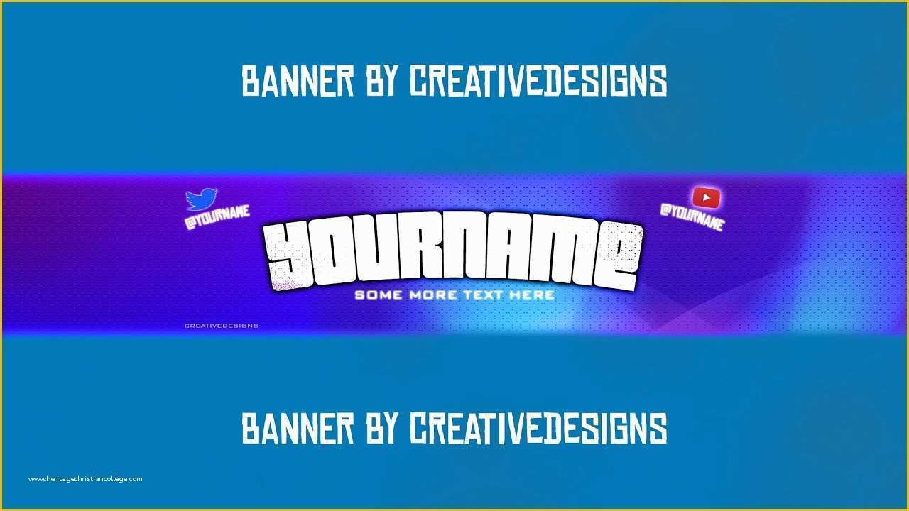 Free Youtube Banner Templates Of Free Banner Template &quot;disco Banner Template