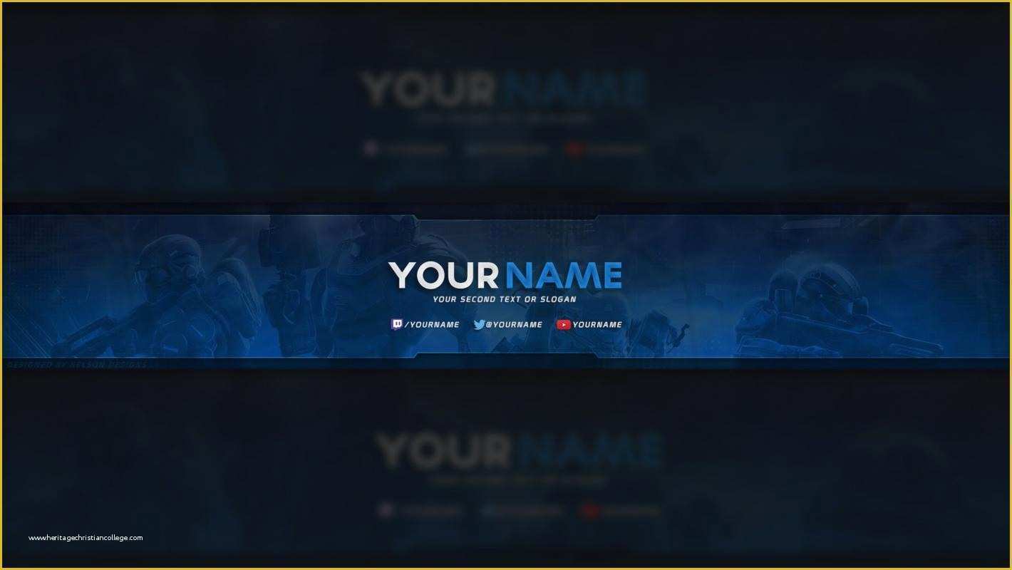 Free Youtube Banner Templates Of Free Youtube Banner
