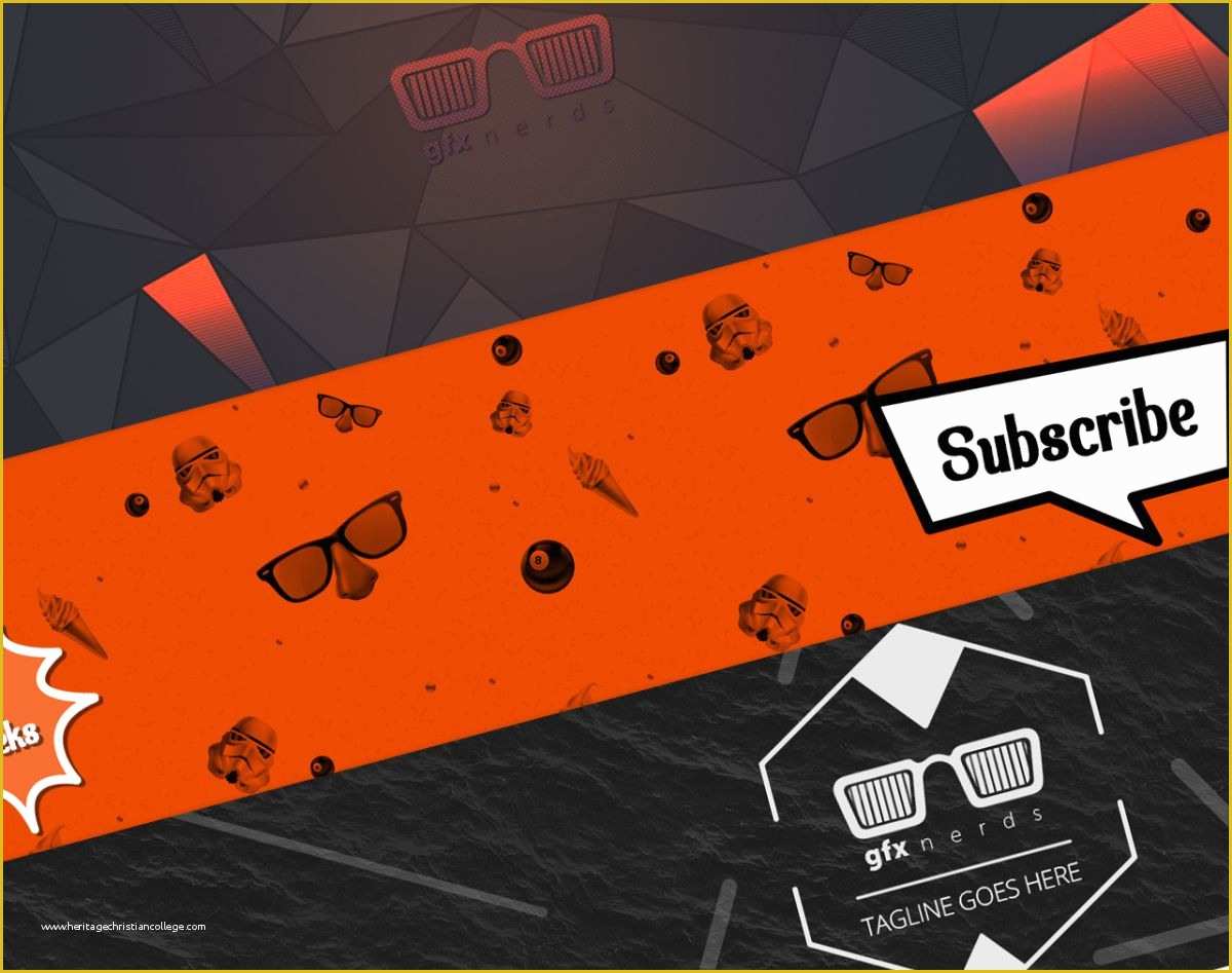 Free Youtube Banner Templates Of Youtube Banner Template Psd Free Psd Files