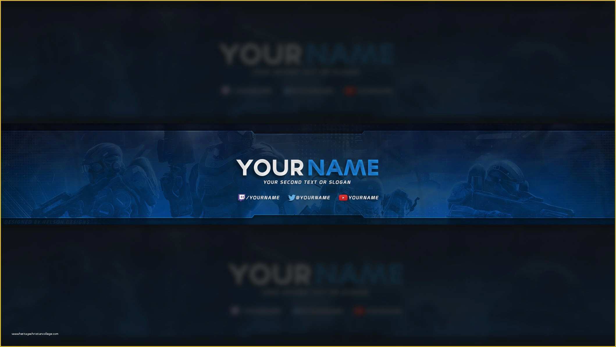 Free Youtube Banner Templates Of Youtube Banner Template Psd