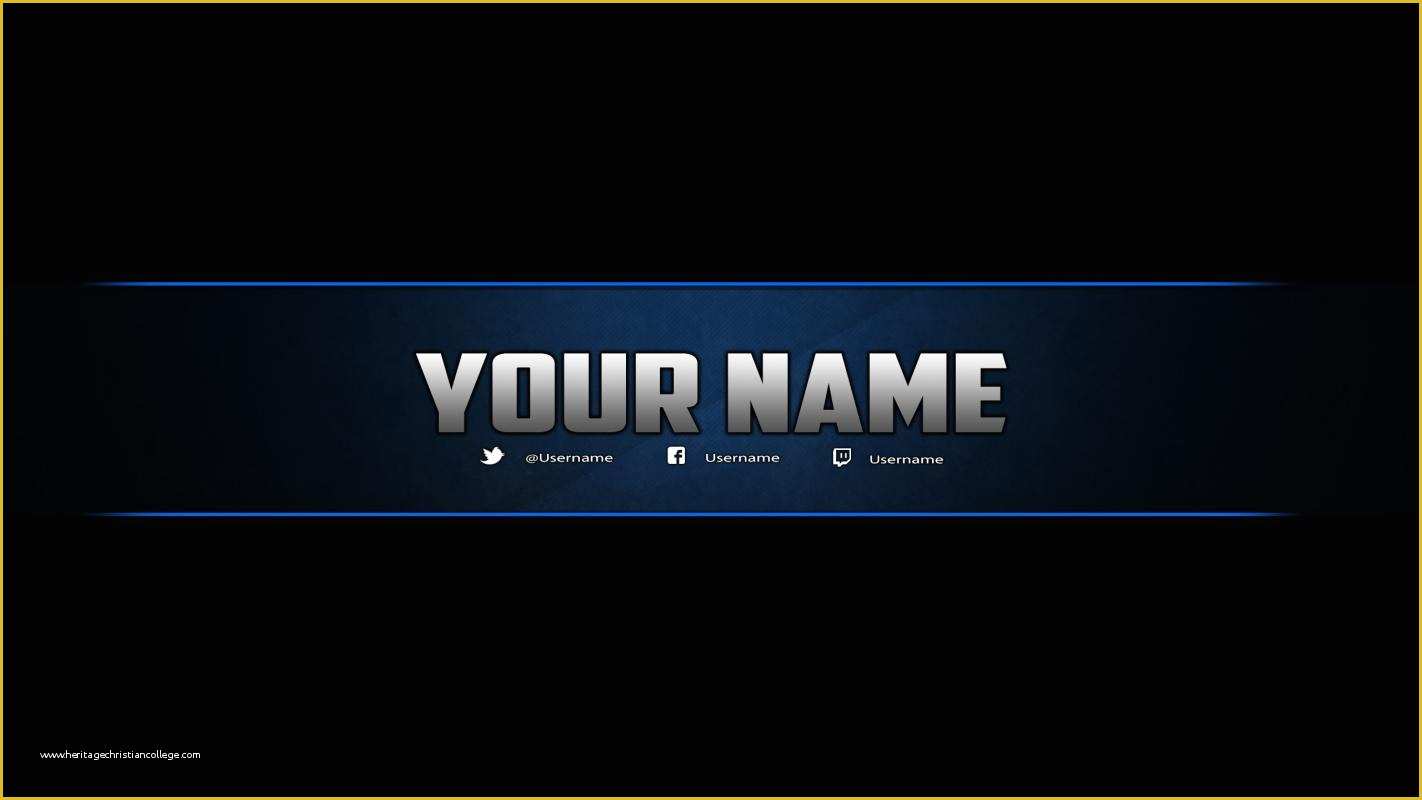 Free Youtube Banner Templates Of Youtube Banner Templates