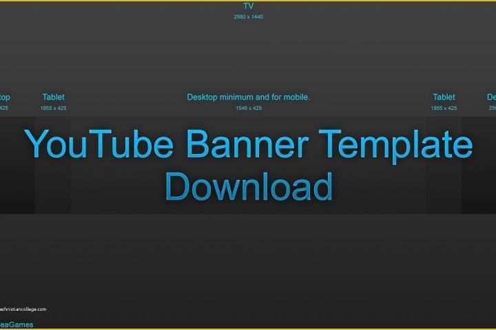 Free Youtube Channel Banner Template Of Blank Banner Template Download