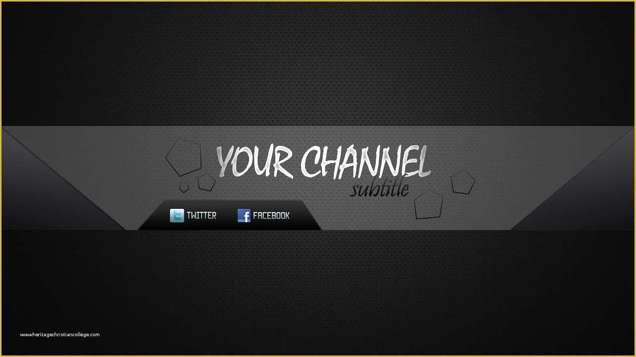 Free Youtube Channel Banner Template Of Speed Art