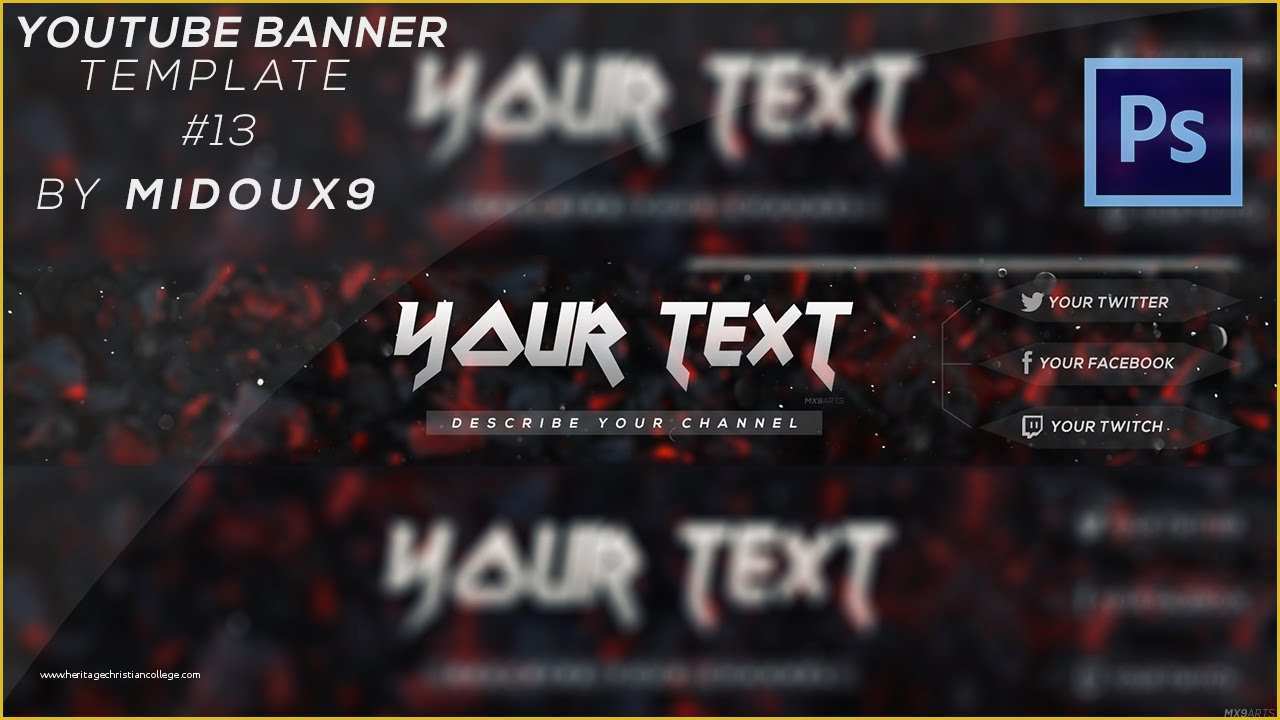 Free Youtube Channel Banner Template Of [speedart] Free Amazing Youtube Channel Banner Template