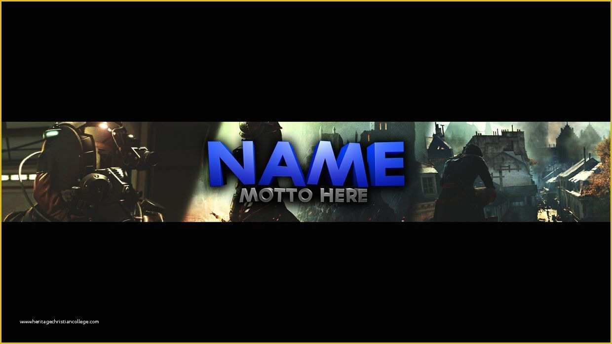 Free Youtube Gaming Banner Template Of 3d Gaming Banner Template 1