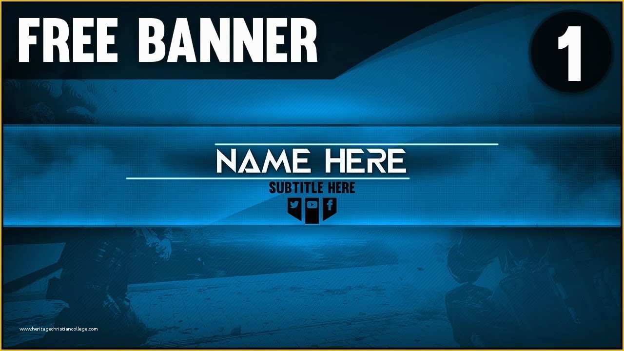 Free Youtube Gaming Banner Template Of Free Gaming Banner Template 1 Professional Look