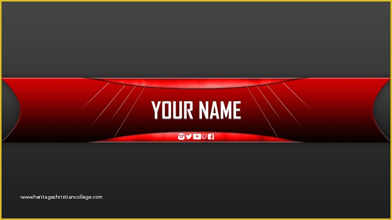 Free Youtube Gaming Banner Template Of Free Youtube Banner