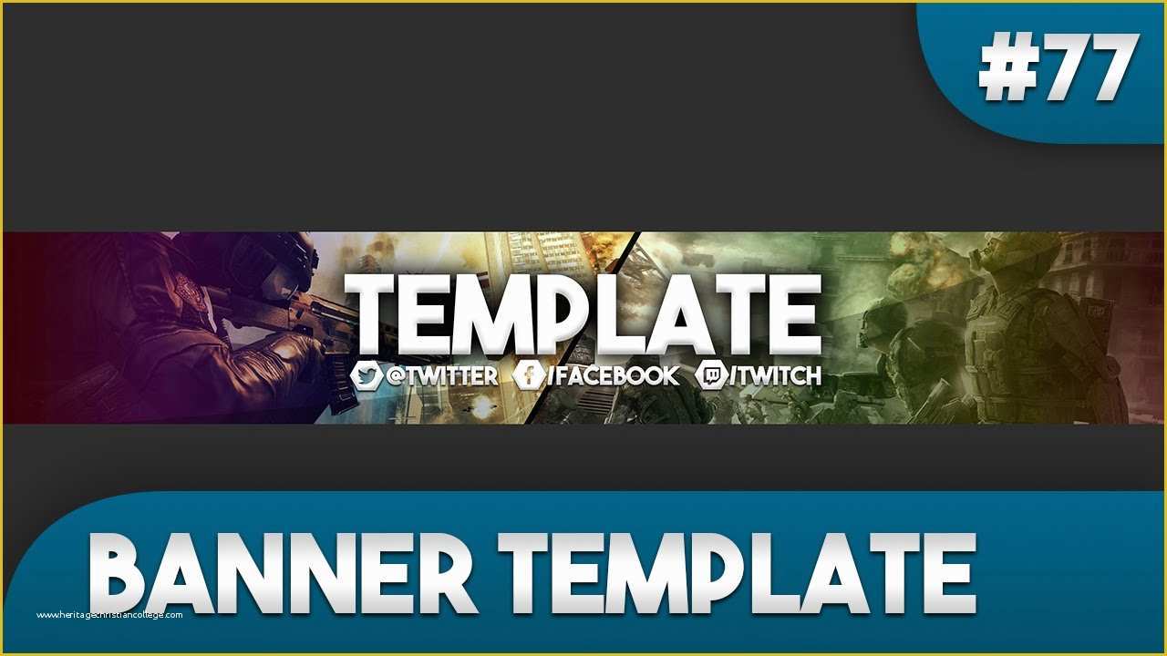 Free Youtube Gaming Banner Template Of Gaming Banner Template 77 Free Shop