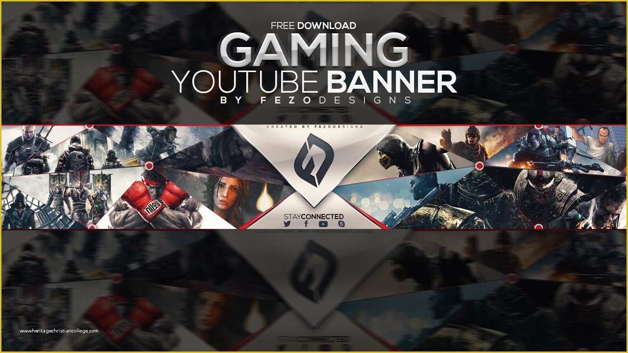 Free Youtube Gaming Banner Template Of Pro Gaming Banner Template Fezodesigns