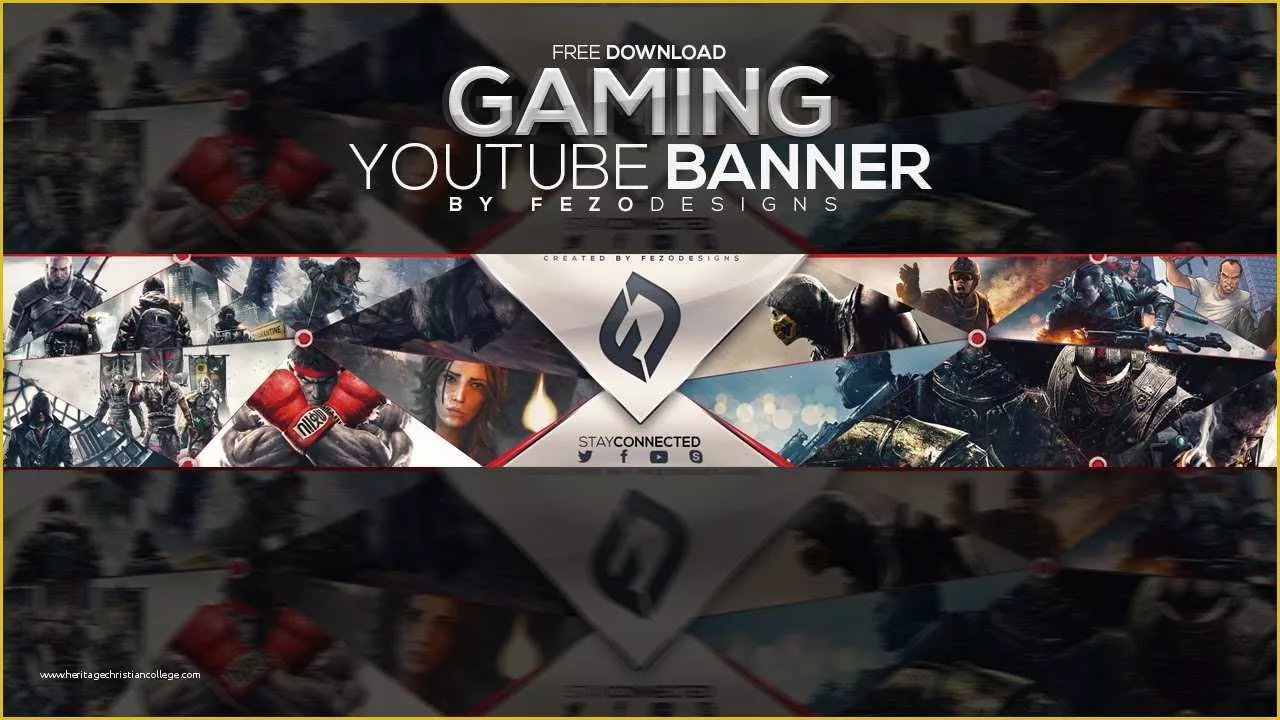 Free Youtube Gaming Banner Template Of Pro Gaming Banner Template Fezodesigns