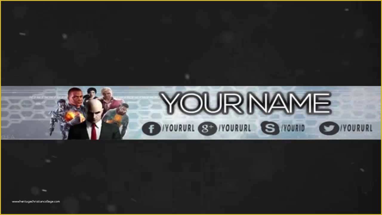 Free Youtube Gaming Banner Template Of Youtube Gaming Banner Template