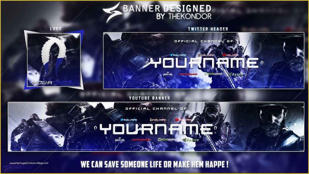 Free Youtube Header Template Of New Banner Template Free Logo and