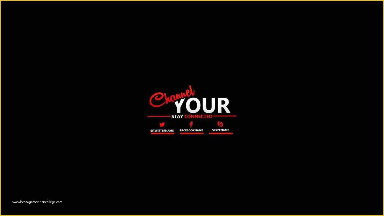 Free Youtube Header Template Of Youtube Banner Twitter Header Template