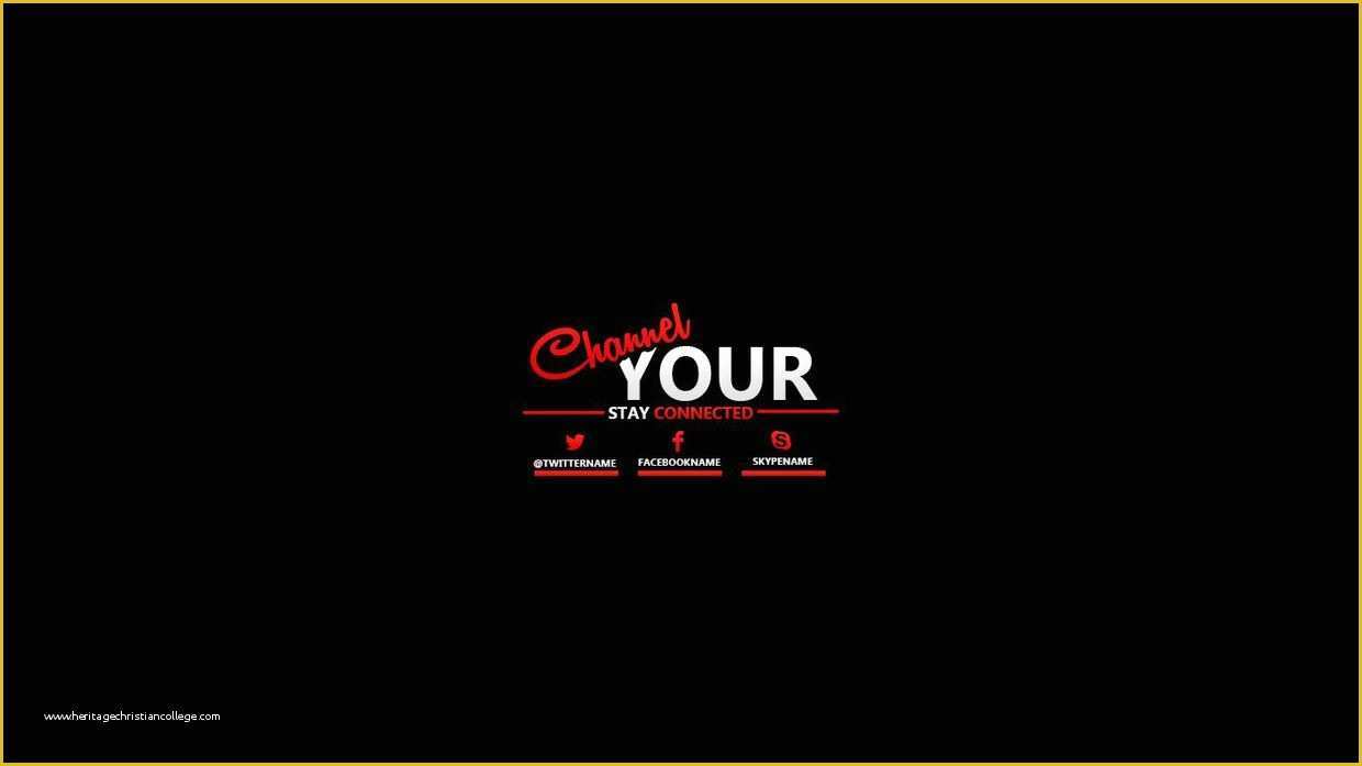 Free Youtube Header Template Of Youtube Banner Twitter Header Template